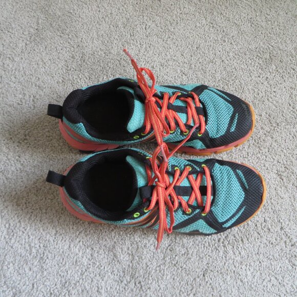 Merrell mqm flex womens hiking shoes size 8 blue/pink/orange mulitcolor #J12336 - Picture 6 of 10